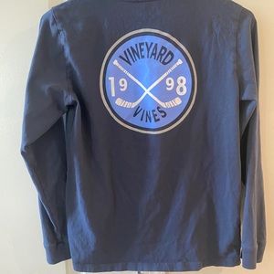 Boys’ Medium (fits like a large) Vineyard Vines long sleeve tee